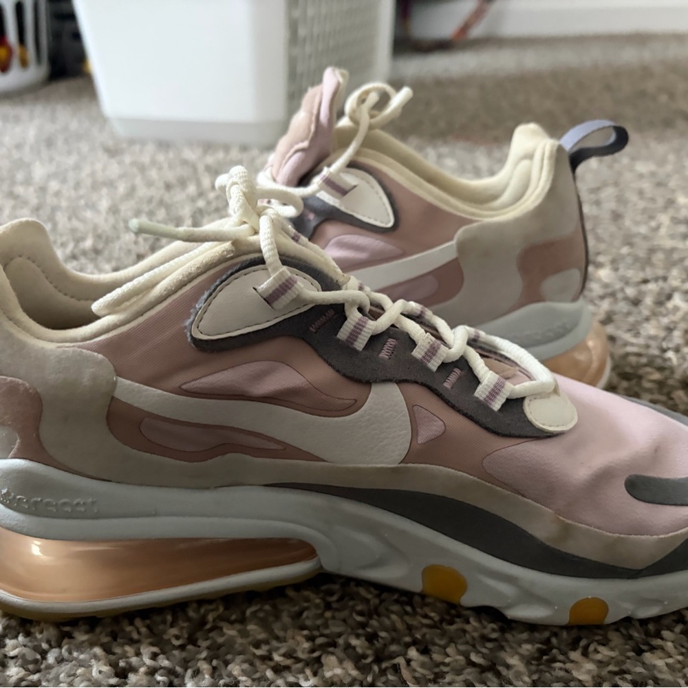 Nike Women's Blush and Cream Sneakers